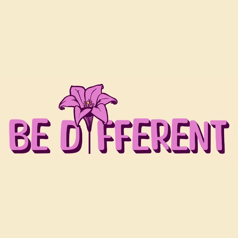 BE DIFFERENT - Jardin de fleurs de lys violets