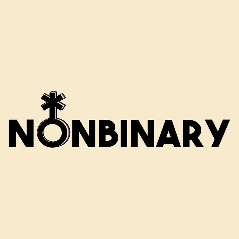 Nonbinary symbol and font Nonbinary nonbinary