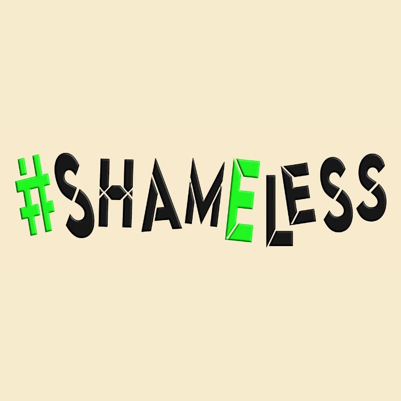 #shameless flagrant unabashed barefaced