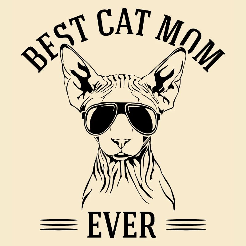 Meilleure maman chat de tous les temps Sphynx chat chats Wilsigns