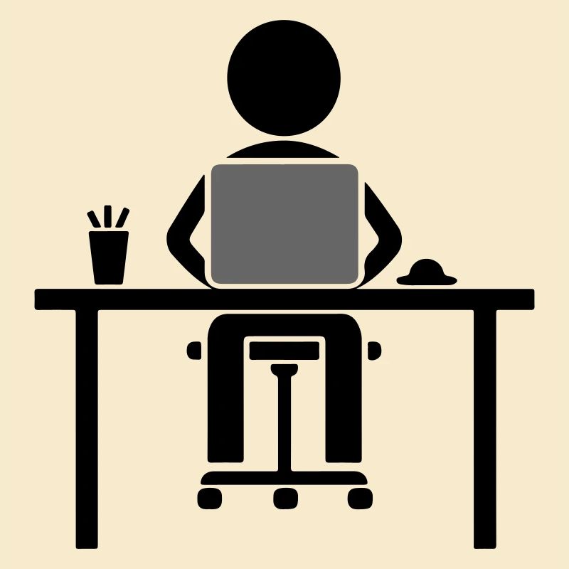 Arbeiter Computer Lernen