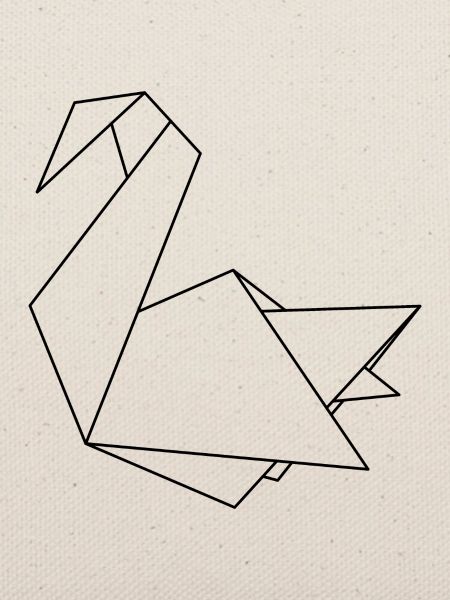 Origami Schwan