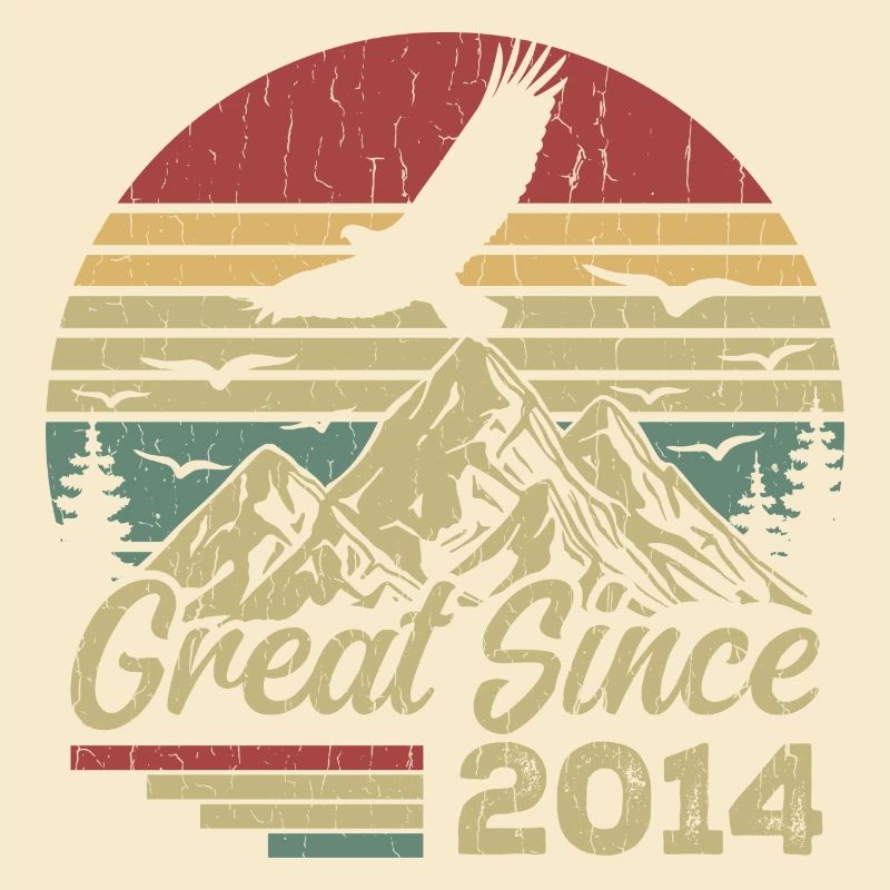 Vintage 2014 Retro 2014 Birthday Gift