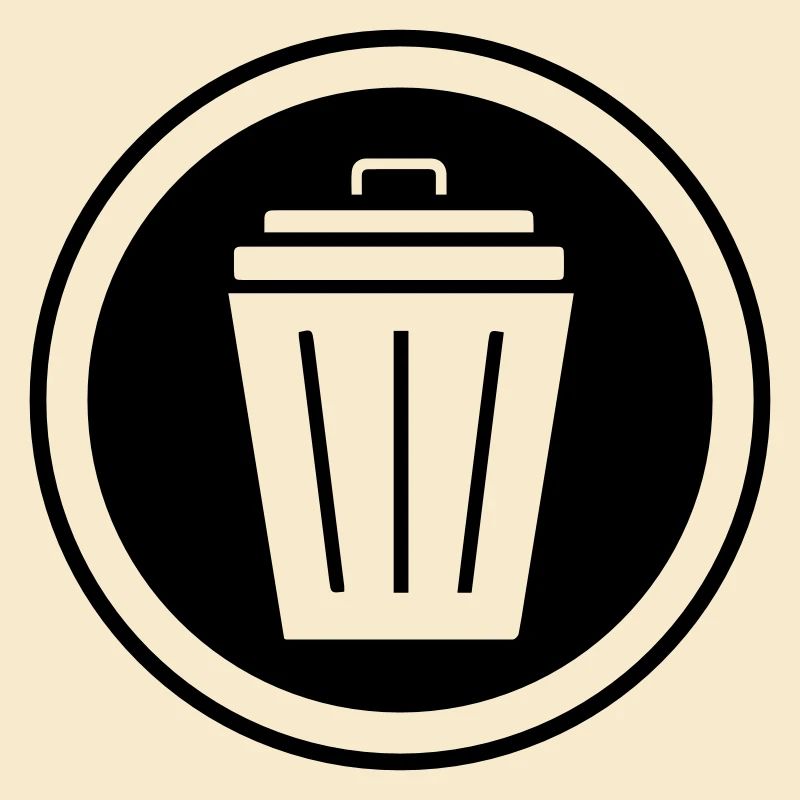 Garbage can icon