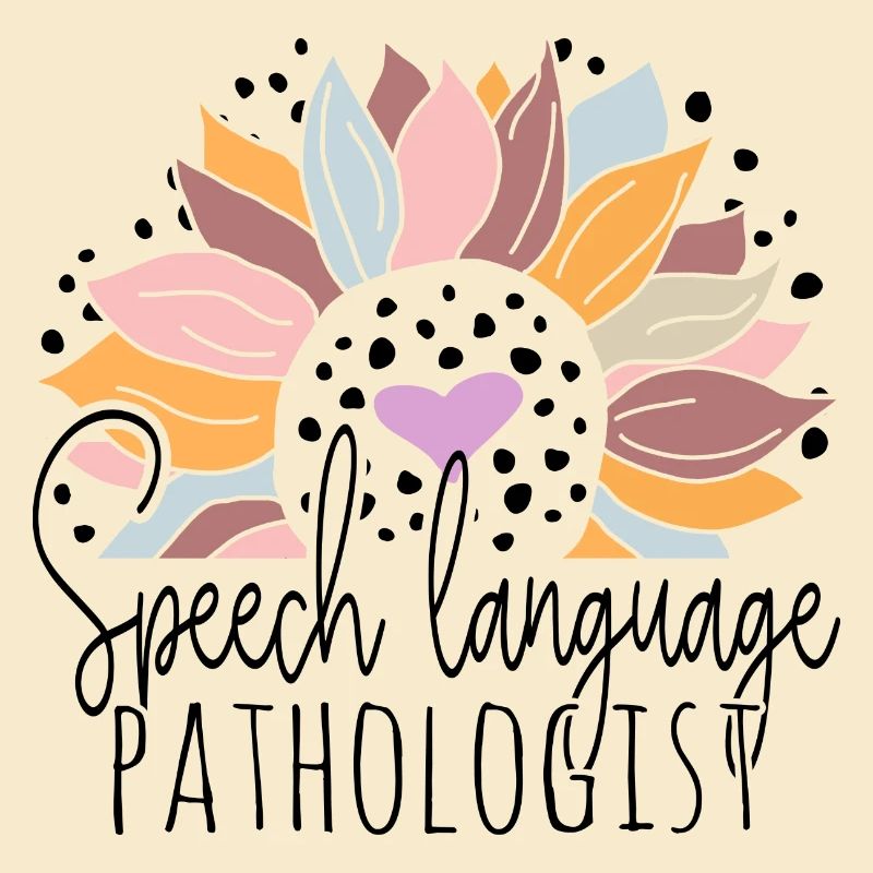 Cute Sunflower Speech Language Pathologist