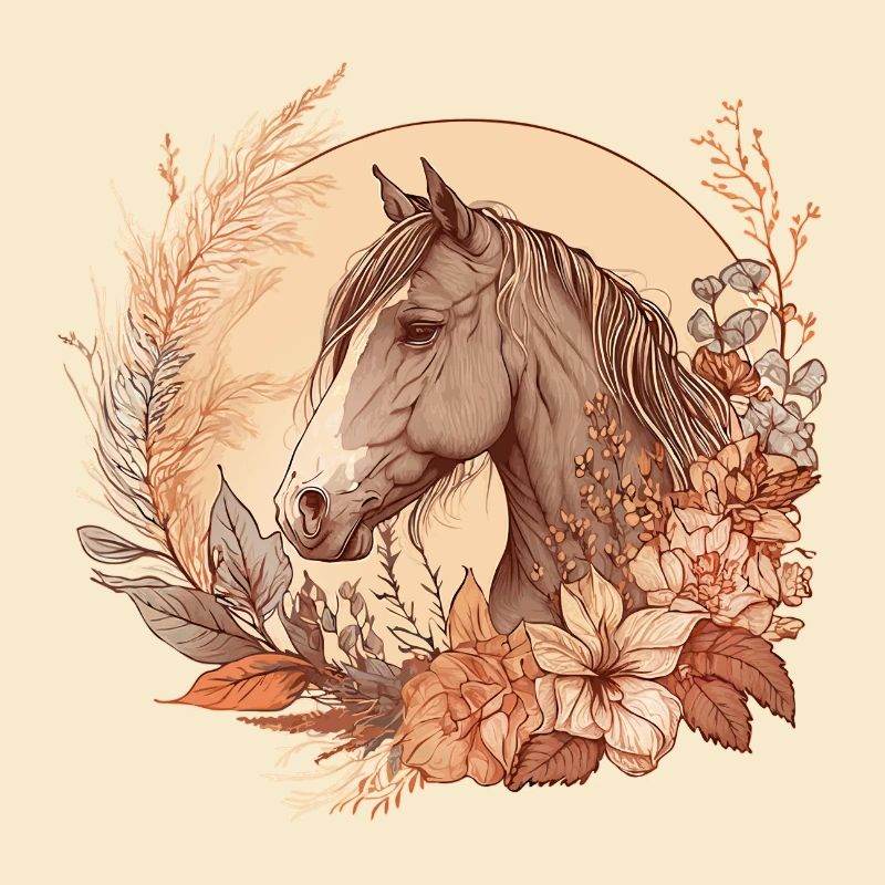 Pferd Boho