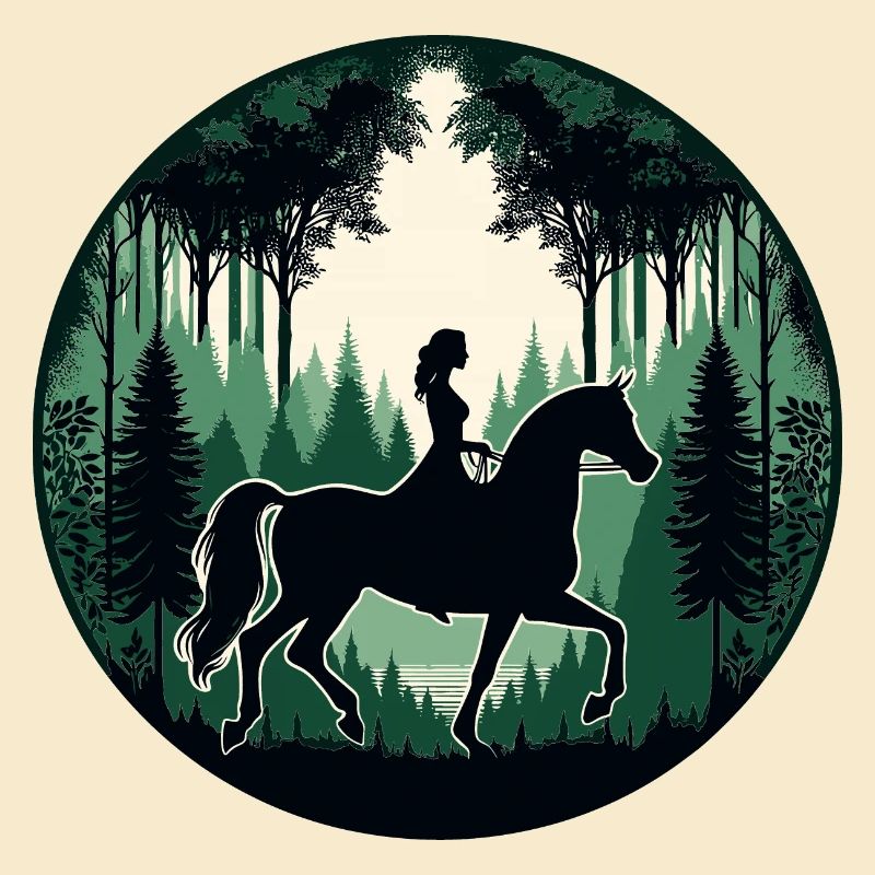 Arabisches Pferd Frau