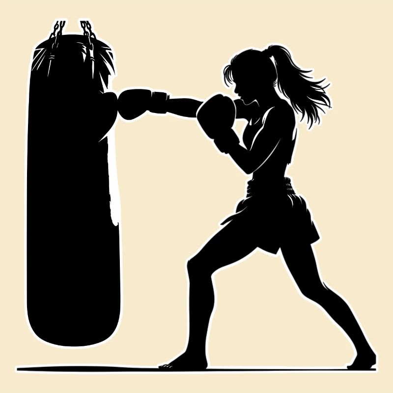 Muay Thai Mädchen