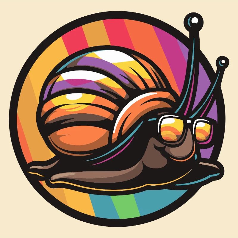 Schnecke Cool Comic