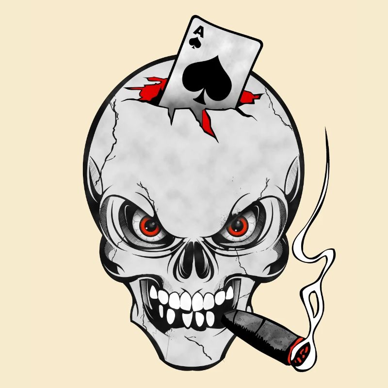 skull poker