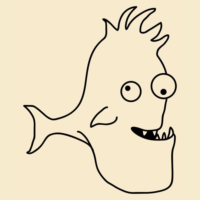 Stupid Crazy Comic Fish
