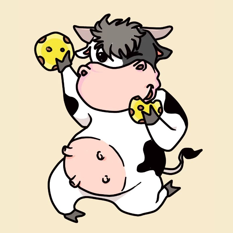 Drôle de biscuits de bonbons de vache grignotage