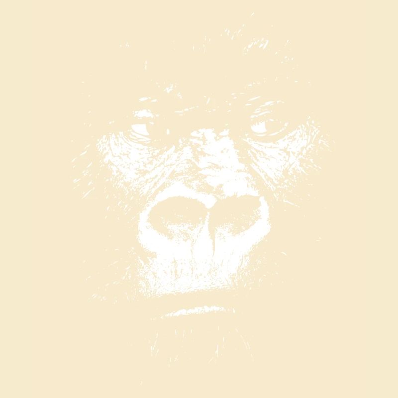 Illustration de singe expressionniste, gorille