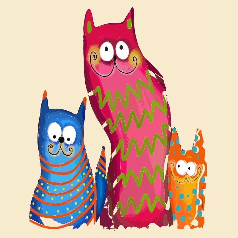 Witzige Katzen