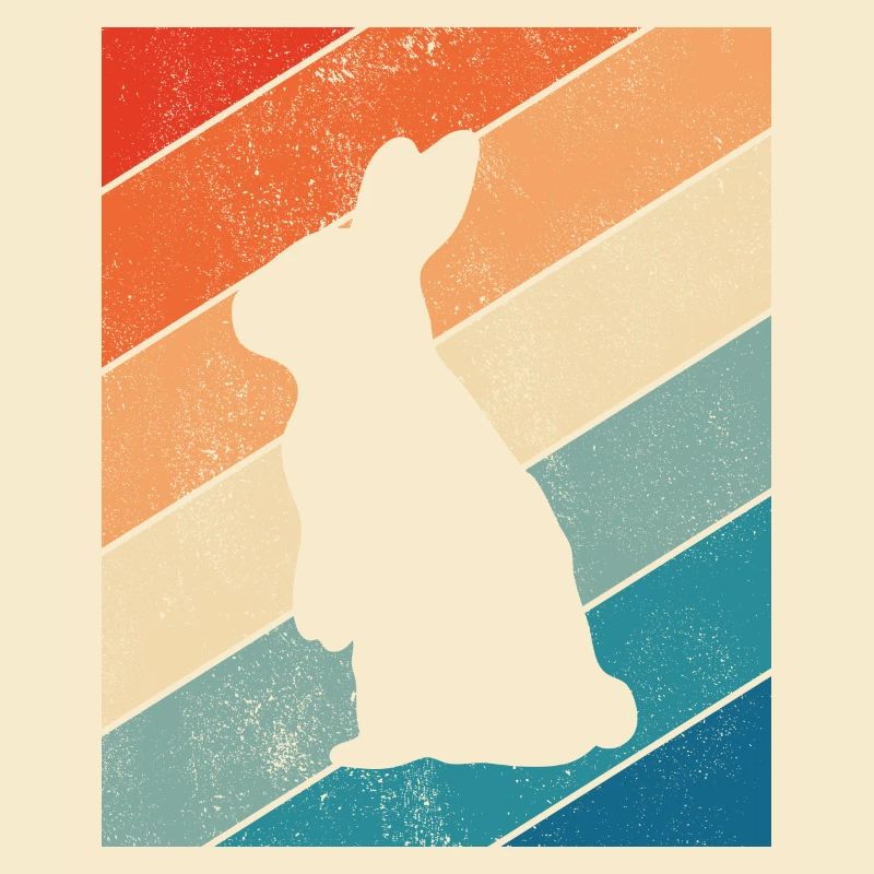 Rabbit Easter Retro Gift