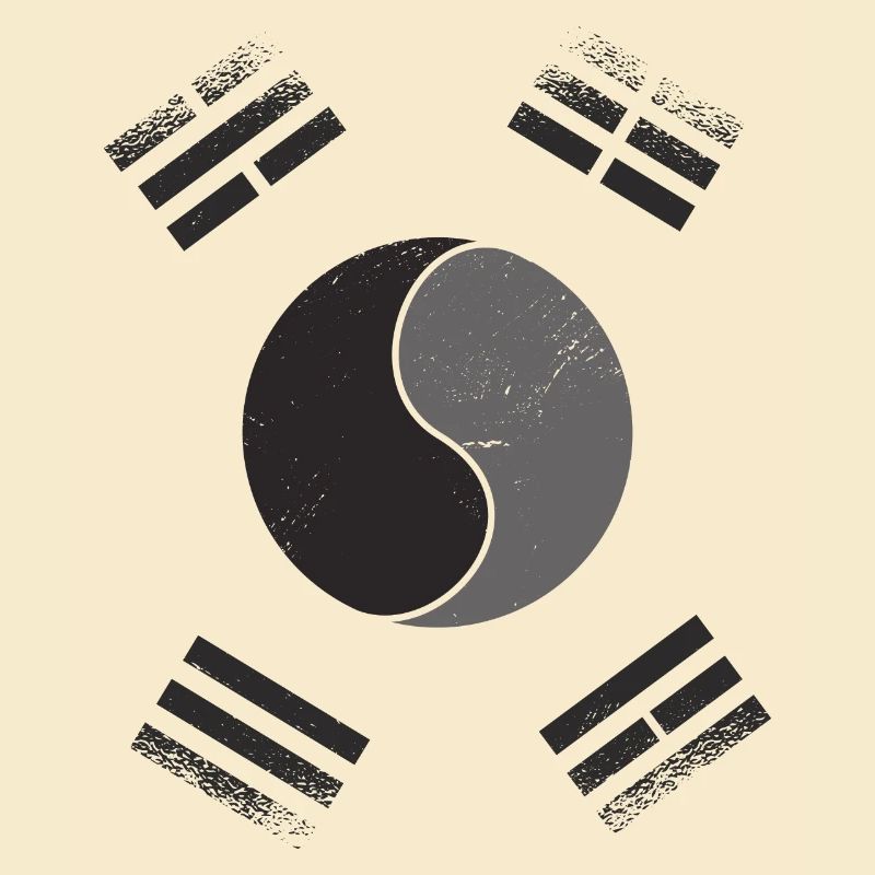 Corée Corée Du Sud Drapeau de la Corée du Sud