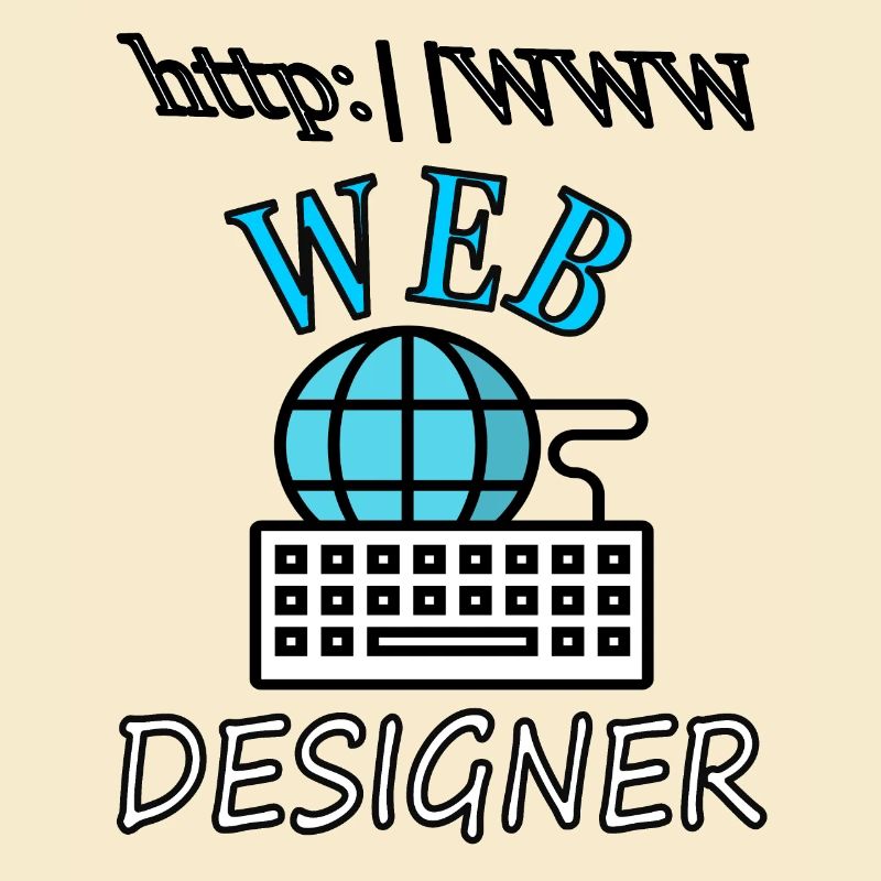 Ich bin Web Designer Website Internet Geschenkidee