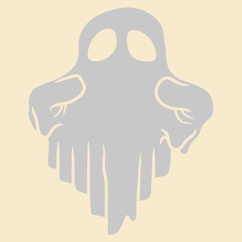 Horror funny floating ghost