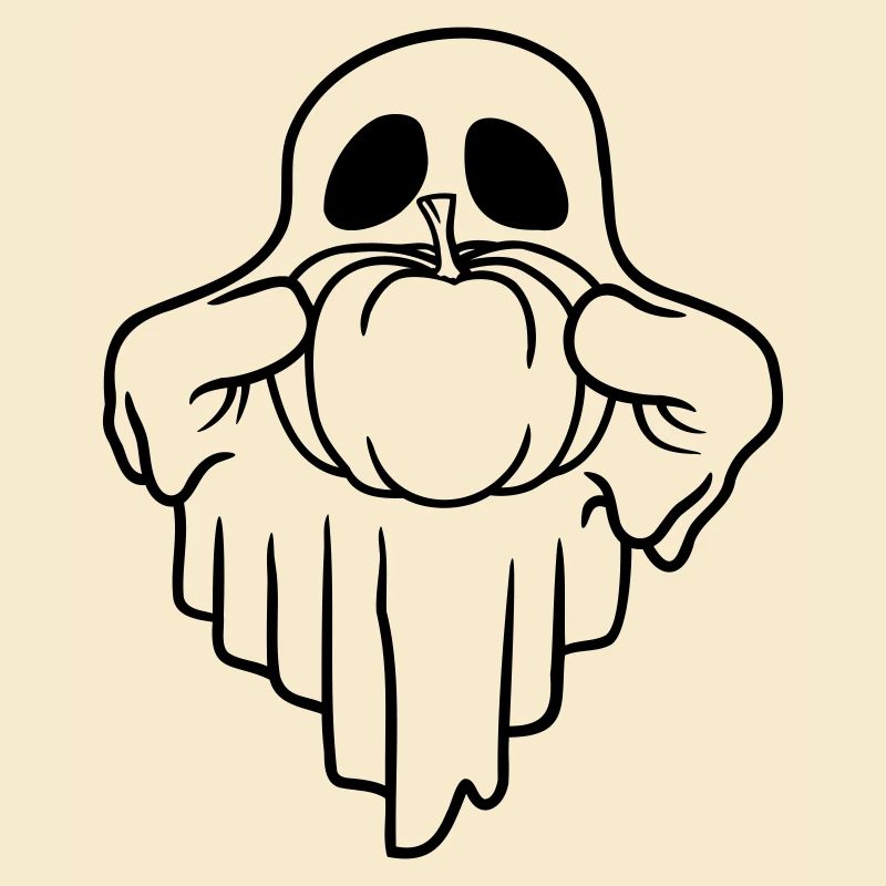Halloween Citrouille Ghost Comic
