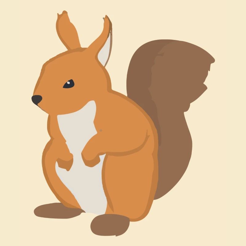 Squirrel Illustration Gift Idea