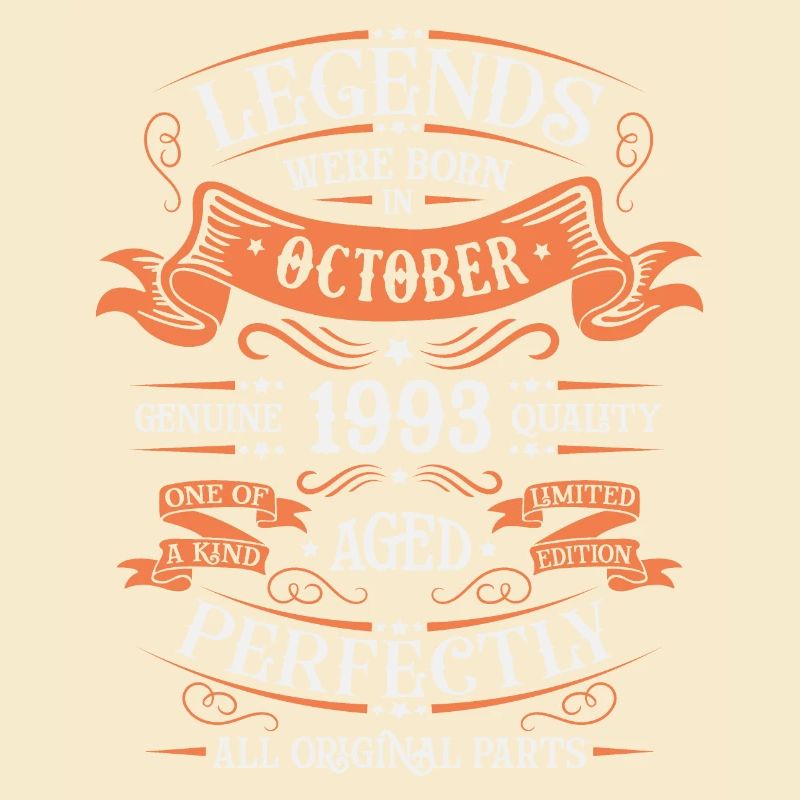 Legends Were Born In October 1993 Gift