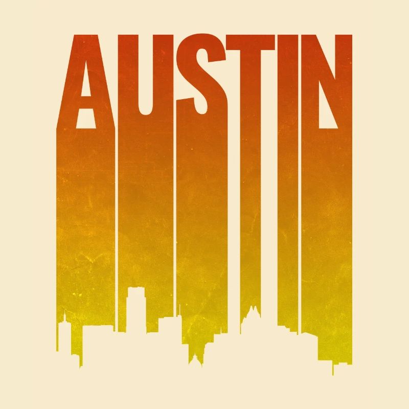 Austin Skyline Evening Light