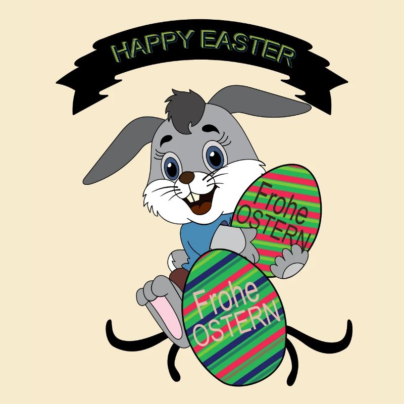 HAPPY EASTER, Easter , Coloured Easter Eggs