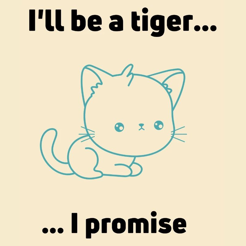 Sei ein Tiger