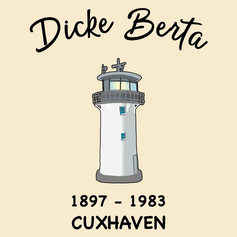 lighthouse Dicke Berta, Cuxhaven, harbour