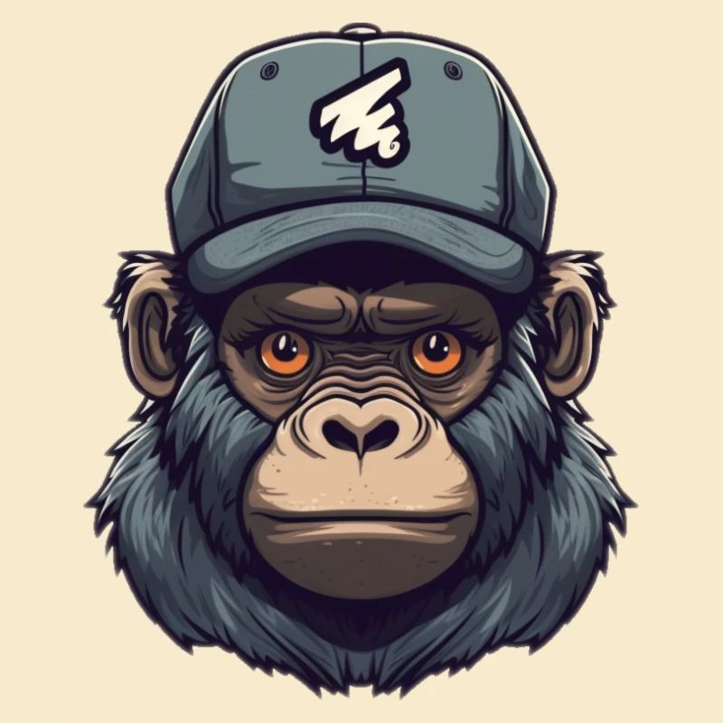 Monkey with cap