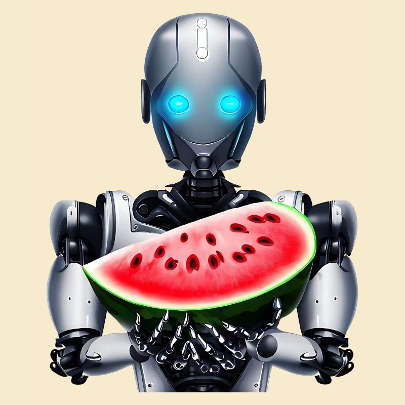 Pastèque pour le robot