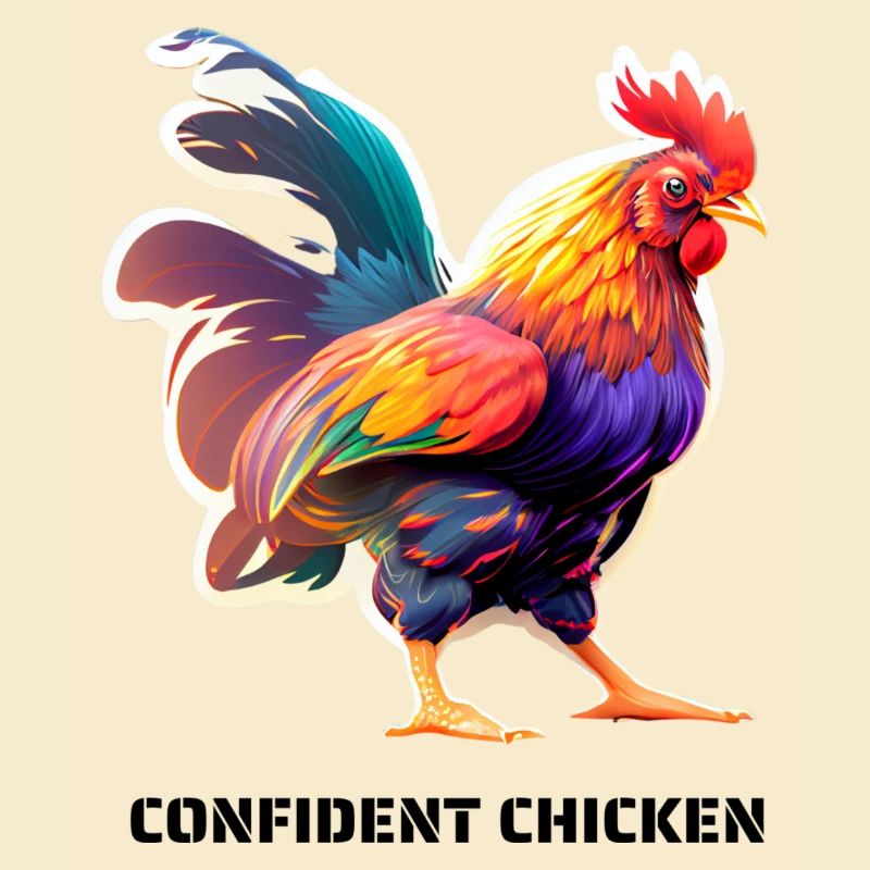 CONFIDENT CHICKEN