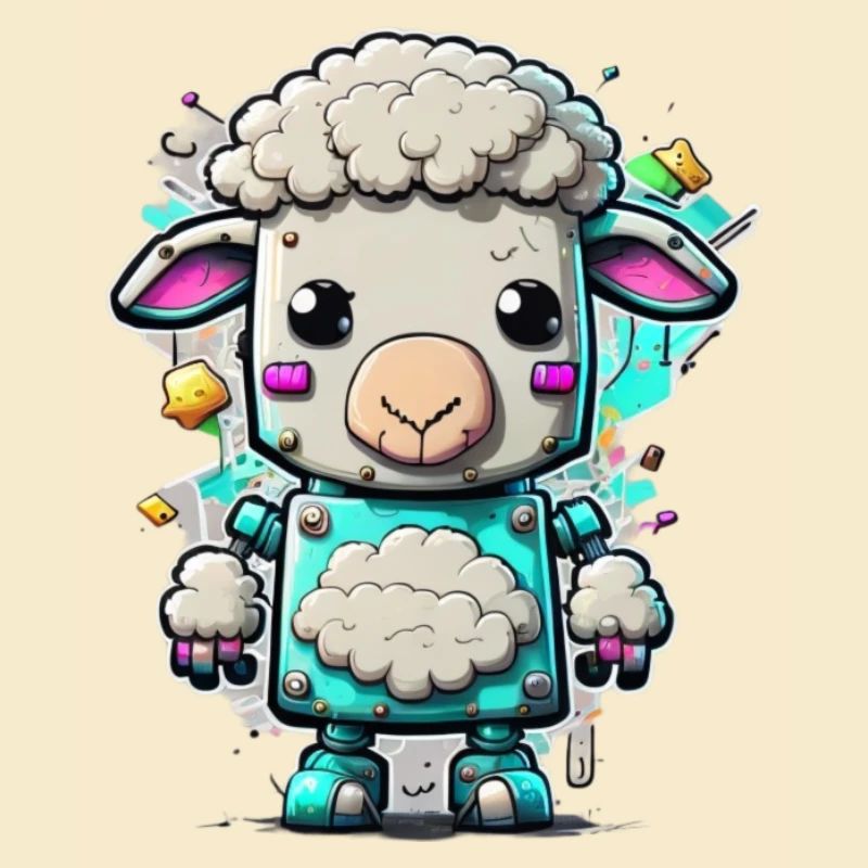 Roboter Schaf