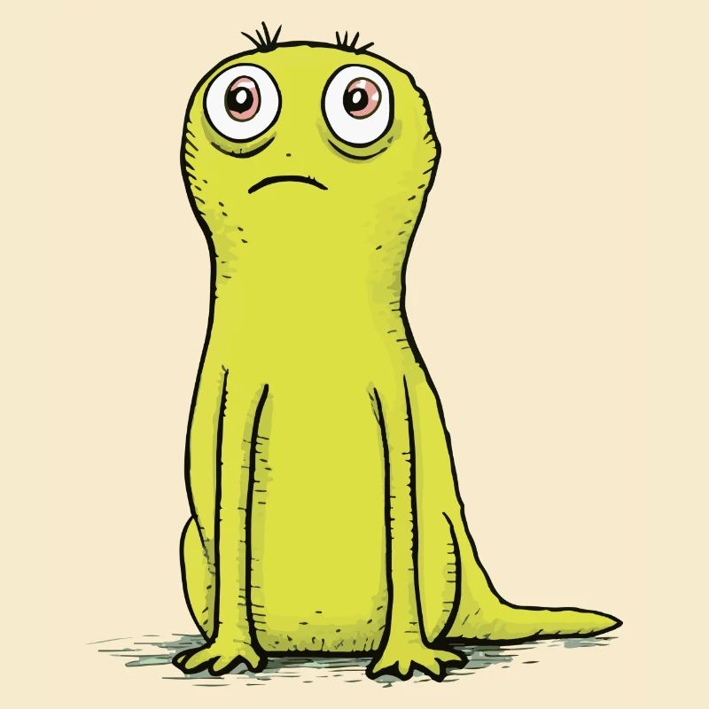 Quirky Green Guy