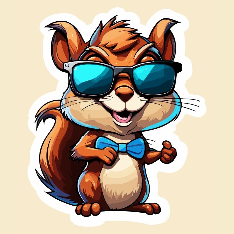 Squirrel / Animal / Rodent / Forest Animal / Comic