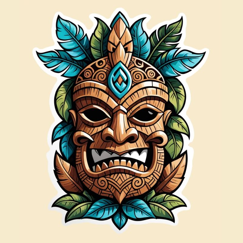 Tiki Beach - Polynesia Statue