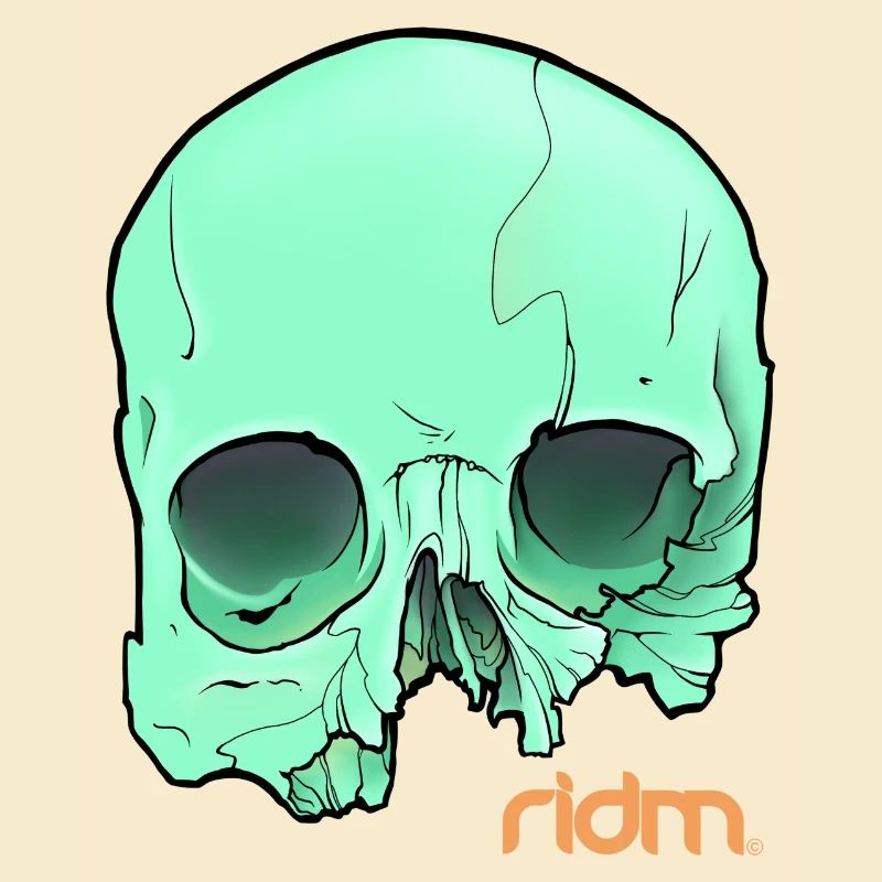 ridm green skull