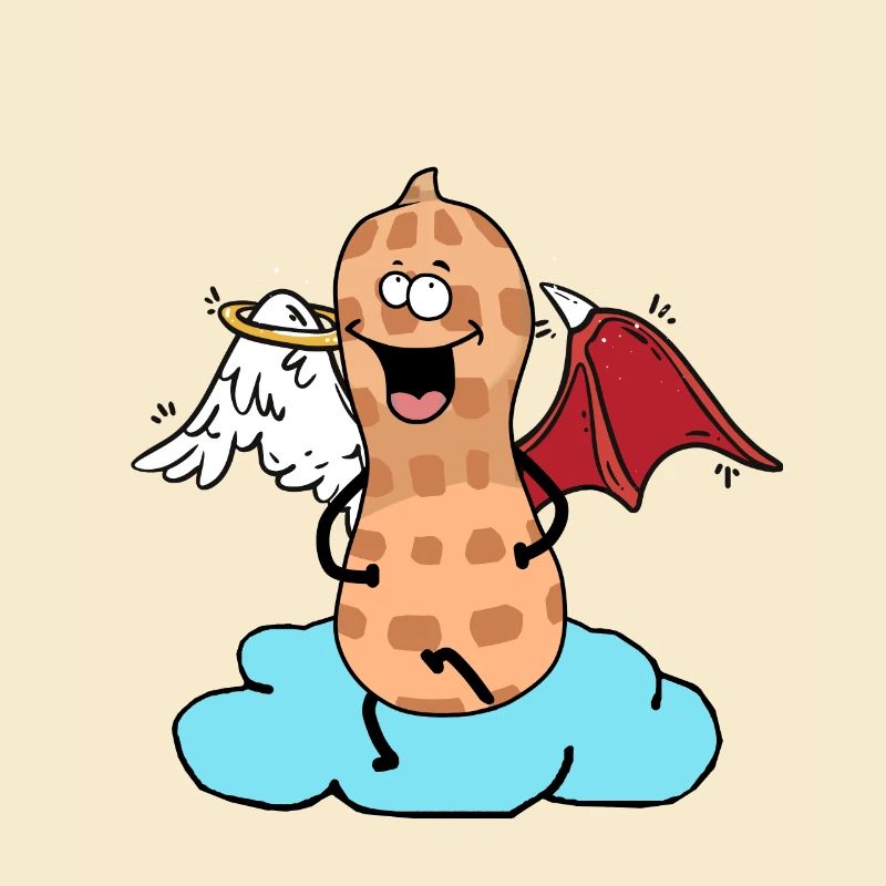 Celestial Peanut Angel Little Devil Cloud Nut