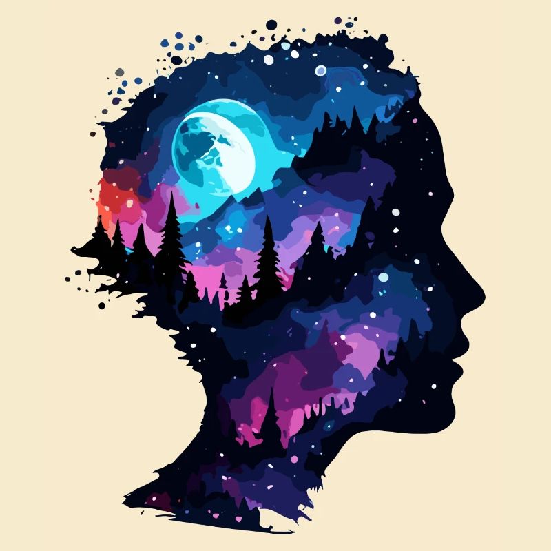 Silhouette / Forest / Portrait / Trees / Person