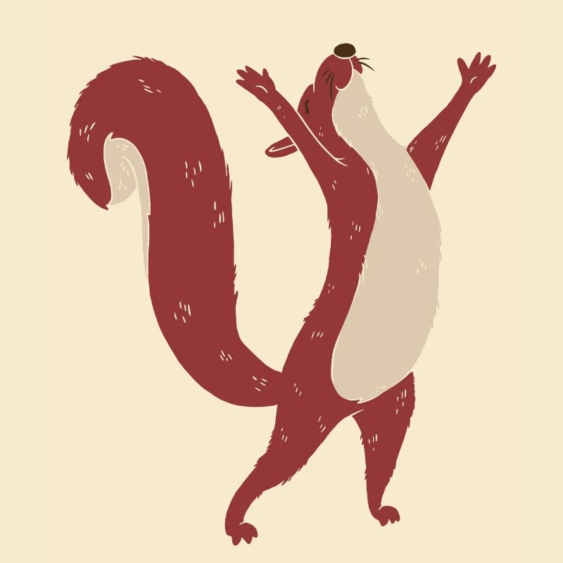 Eichhörnchen Kind Waldtiere