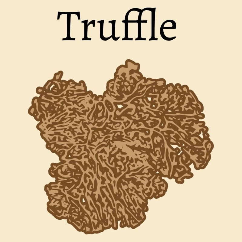 Trüffel Muster Labyrinth