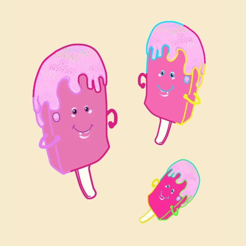 Sommer Sommerzeit Eiskreme Eis Eiscrem Kind