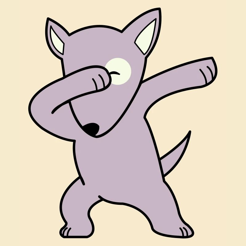 dog dabbing 02