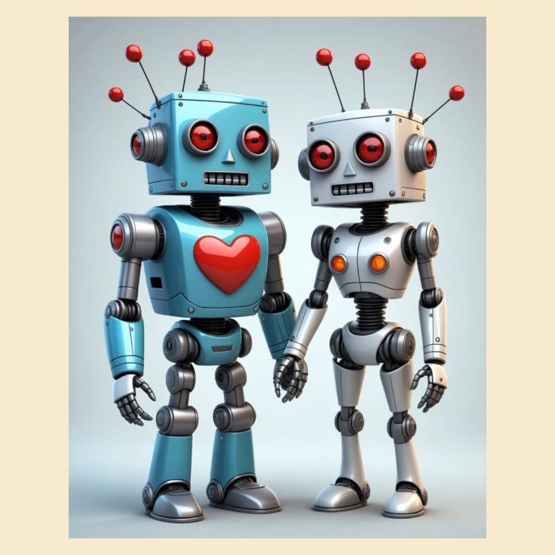 Roboter Pärchen