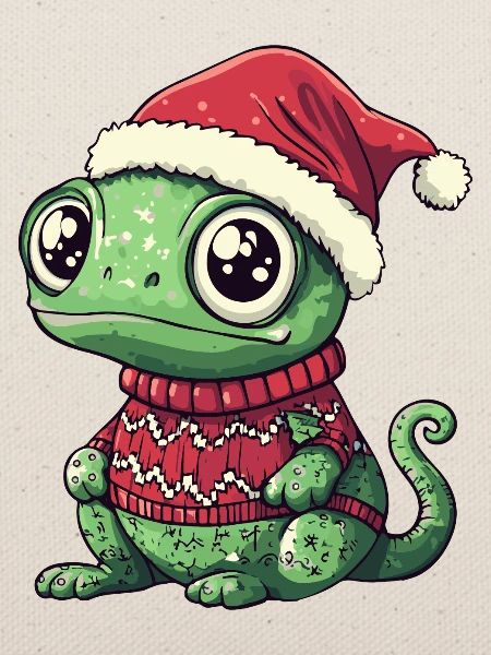 Chameleon Weihnachten