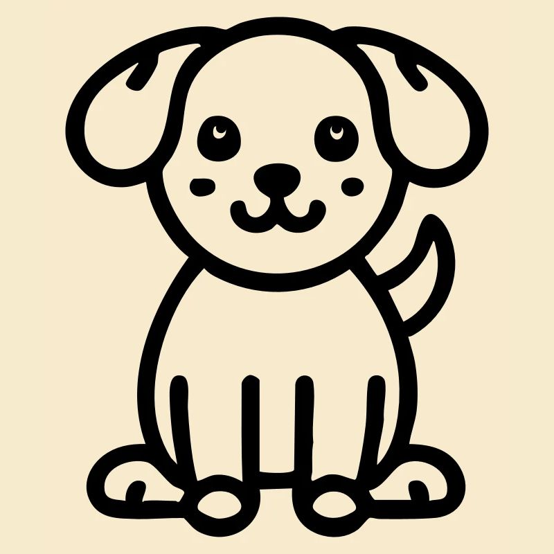 chiot mignon chien chien