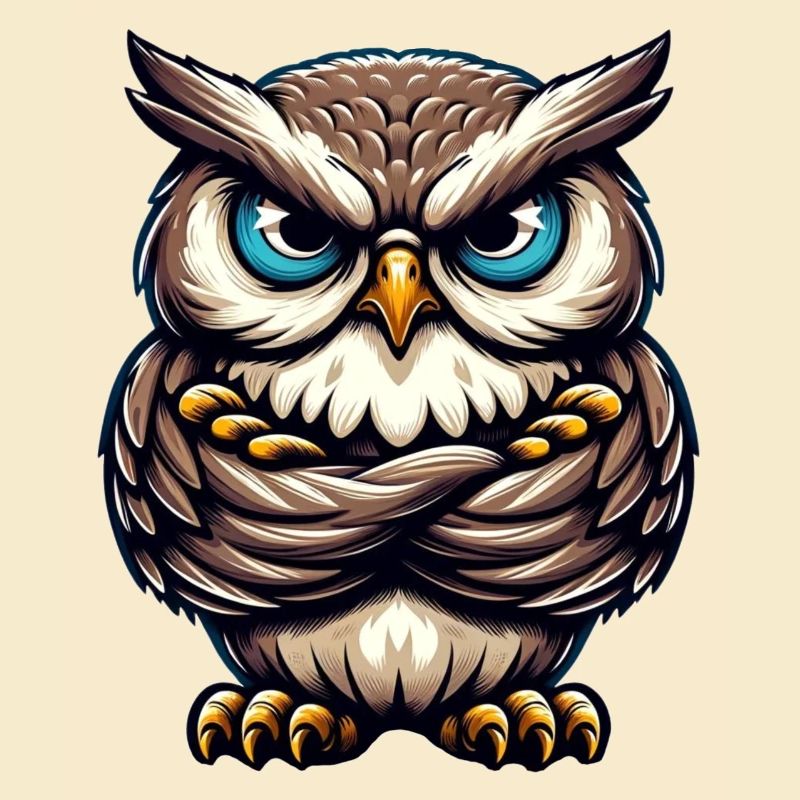 Grumpy Owl