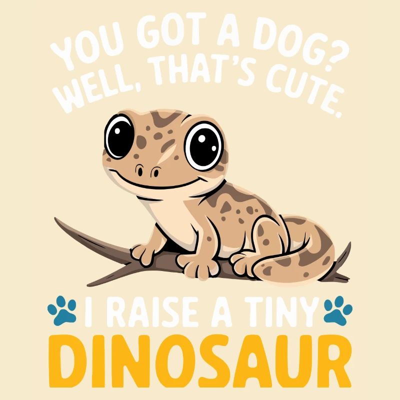 Funny Tiny Dinosaur Lizard