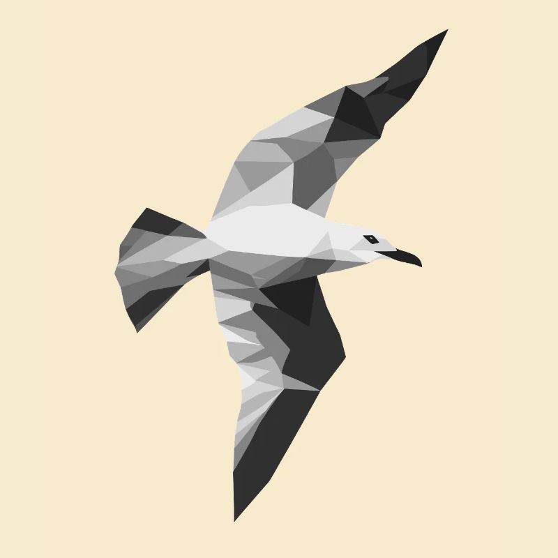 Polygon Möwe – Nordsee Geometrie