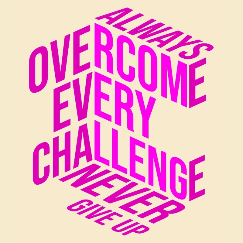 Never give up